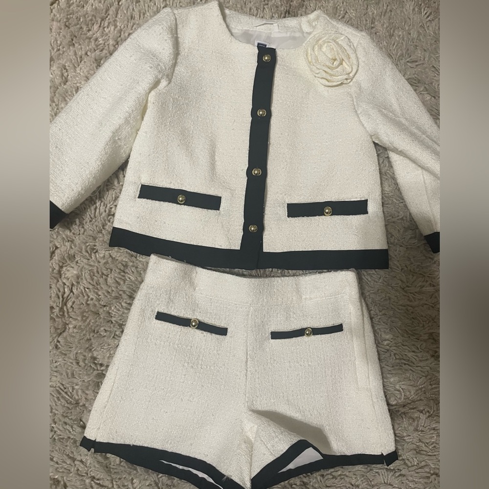 Janie & Jack Ivory Suit